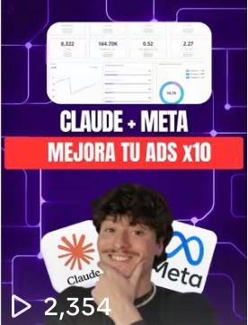 Video Claude + Meta con sus vistas