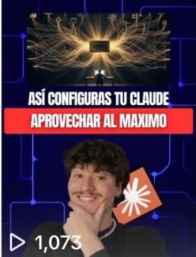 Video configuración de Claude con sus vistas