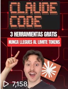 Video Claude Code herramientas gratis con sus vistas